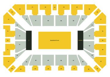 Große EWE ARENA - Basketball mit Fanblock und Rollstuhldeck